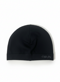 Black skull cap from Alamòd's Orijin collection, featuring a sleek, fitted design perfect for casual or streetwear styles.